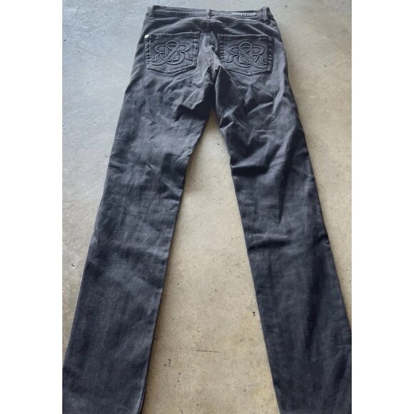 Vintage Rock & Republic Denim Rx Fever Pull-On Skinny Jeans Women’s Sz 8 Black - Picture 13 of 16
